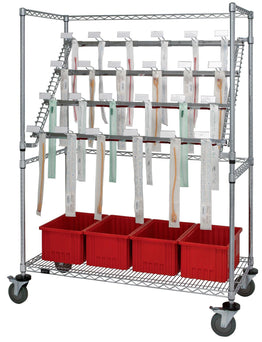 Quantum Storage Systems Wire Catheter Carts - WRCBC2448 - 1 Each - MDL-MDRQWRCBC2448