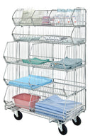 Mobile Wire Stacking Basket Unit - WR536MSBAMOB - 1 Each - MDL-MDRQWRMSBAMOB