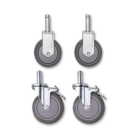 Quantum Storage Systems Wire Shelving Casters WR-SB2R2 - 1.0 Each - MDL-MDRQWRSB2R2