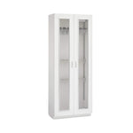 Solaire Medical Evolve Scope Cabinet with Roll-Top Door in White Compression Board, 16-Scope Capacity, 19.25" D x 36" W x 92" H - SEC1936SRTD - 1 Each