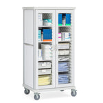 Solaire Medical Roam 2 Carts with Glass Doors SR2GAR 1.0 Each-MDL-MDRSR2GAR
