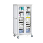 Solaire Medical Roam 2 Carts with Glass Doors SR2GNU 1.0 Each-MDL-MDRSR2GNU