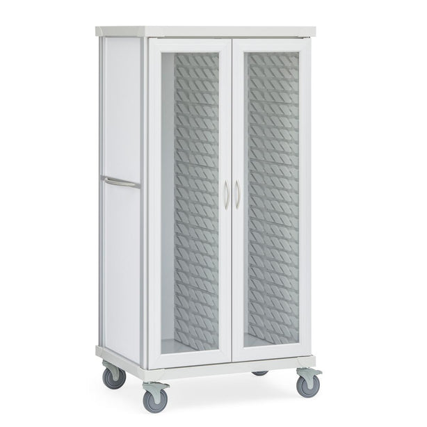 Solaire Medical Roam 2 Carts with Glass Doors SR2G 1.0 Each-MDL-MDRSR2G