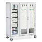 Roam 3 Carts with Glass Doors - SR3G7CG - 1 Each - MDL-MDRSR3G7CG