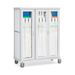 Roam 3 Carts with Glass Doors - SR3GCC - 1 Each - MDL-MDRSR3GCC