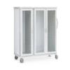 Roam 3 Carts with Glass Doors - SR3GCL - 1 Each - MDL-MDRSR3GCL