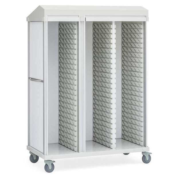 Roam 3 Carts with Roll-Top Doors - SR3R - 1 Each - MDL-MDRSR3R