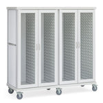 Roam 4 Carts with Glass Doors - SR4G - 1 Each - MDL-MDRSR4G