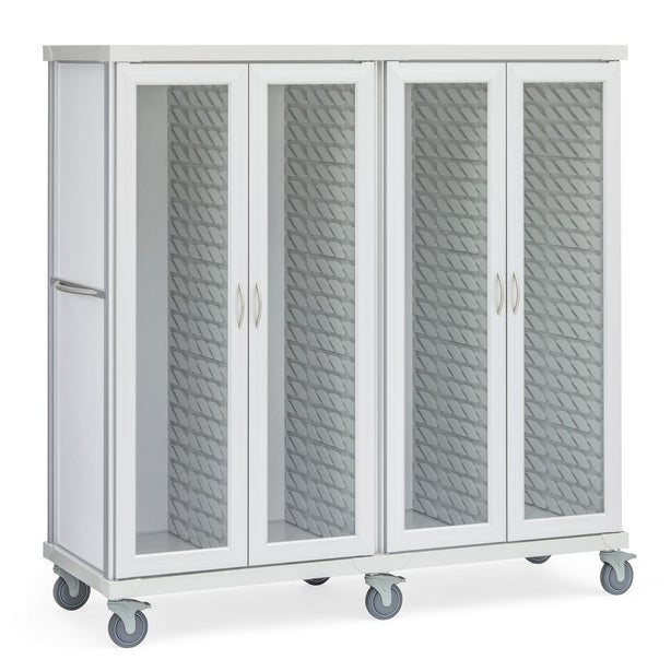 Roam 4 Carts with Glass Doors - SR4G - 1 Each - MDL-MDRSR4G