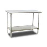 Eagle Group Stainless Steel Worktable with Backsplash and Under-Shelf T24132SE-BS - 1.0 Each
