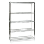 Five-Shelf Wire Carts - TS-24607C5CM - 1 Each - MDL-MDRTS24607C5C