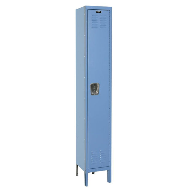 List Industries Fully Assembled Premium Locker, 12" W x 12" D x 78" H, 1-Tier, 1-Wide, Marine Blue - U1228-1A-MB - 1 Each