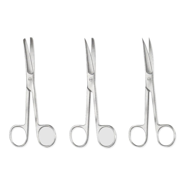 Furst Curved-on-Flat Standard Operating Scissors - MDS0810311F - 1 Each - MDL-MDS0810311F