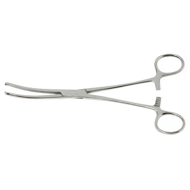 Rochester Ochsner Forceps, Nonsterile, Single-Use, Curved, 8", Floor-Grade Rochester-Ochsner - MDS10610 - 12 Each