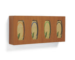 BOWMAN MANUFACTURING COMPANY, INC. Faux Wood Glove Dispensers GL040-0223 4 Each - MDL-MDS194098MW