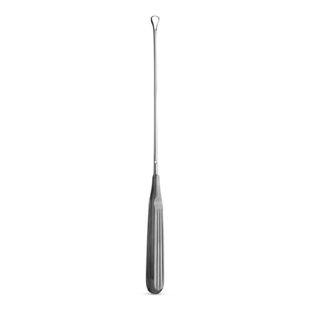 Recamier-Sims Uterine Curette, Long, Blunt, 39.5 mm Tip, #2 - MDS2298002 - 1 Each