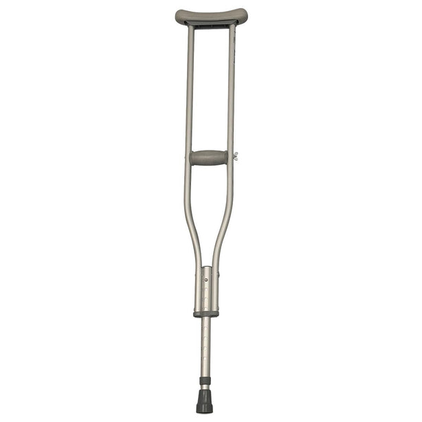 Medline Basic Aluminum Crutches - MDS50514-10 - 10 Pair - MDL-MDS50514-10