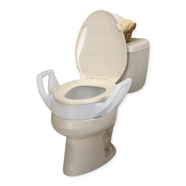Bolt-On Elevated Toilet Seat with Arms - 72575-3211 - 1 Each - MDL-MDS725753211