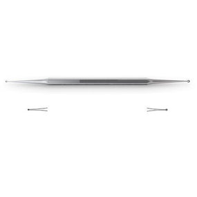 15 cm Double-Ended Excavator Curette with 1.5 mm and 2.5 mm Holes - MDS7413430 - 1 Each