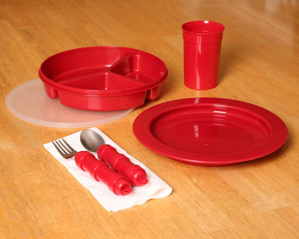 MADDAK INC Deluxe Redware Tableware Set 745380001 1 Set - MDL-MDS745380001