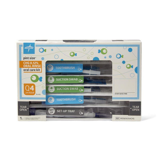 Medline 24-Hour Pint-Size Oral Care Kits - MDS876704CHG - 20 Each - MDL-MDS876704CHG