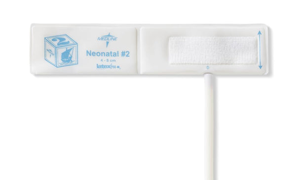 Vinyl Single-Tube Neonatal BP Cuffs with Male Luer Connector - MDS9742V - 10 Each - MDL-MDS9742V