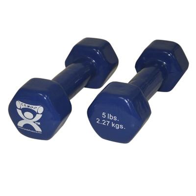 FABRICATION ENTERPRISES INC CanDo Vinyl-coated Iron Dumbbells 10-0554-2 2 Each - MDL-MDSP1005542