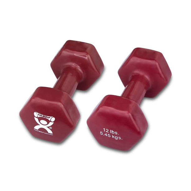 FABRICATION ENTERPRISES INC CanDo Vinyl-coated Iron Dumbbells 10-0567-2 2 Each - MDL-MDSP1005672