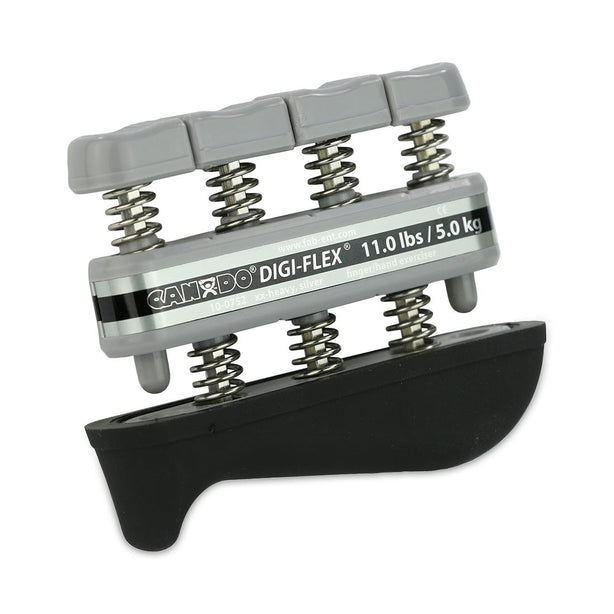 Fabrication Enterprises and Digi-Flex Hand Exerciser, Level 7, Silver, Extra-Extra-Heavy, Finger (11 lb.) / Hand (38 lb.) - MDSP100752