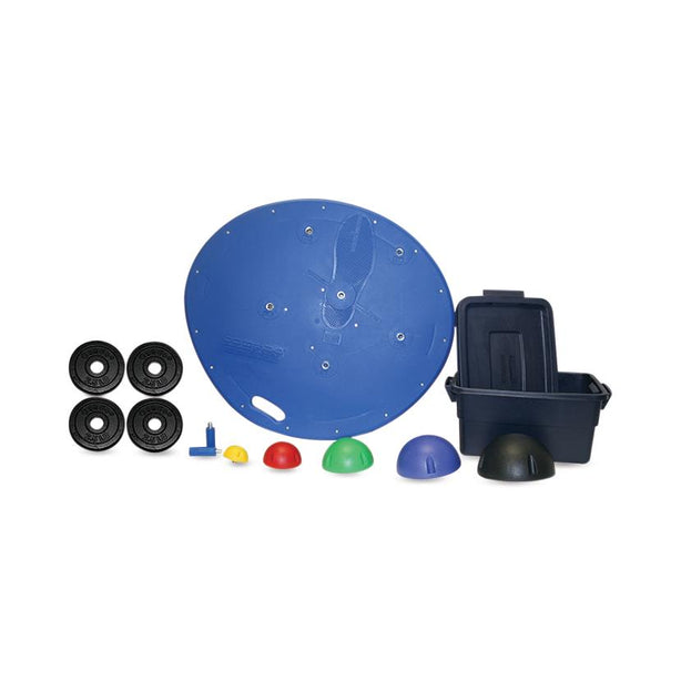 Fabrication Enterprises CanDo Multi-Axial Multiaxial Platform System, 5 Balls, Tub, 2 Weight Rods With Weights - MDSP101735