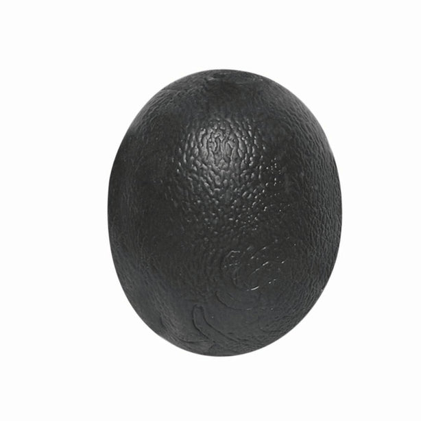 Fabrication Enterprises CanDo Oval Squeeze Ball Hand Exerciser, Gel, Black, Level 6 - MDSP101895