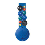Fabrication Enterprises 1736 CanDo MVP Board Balance System with 10 Balls, Rack and 3 Boards (16", 20", 30") - MDL-MDSP101904 - 1 Each