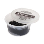 Fabrication Enterprises CanDo TheraPutty Hand Therapy Putty, Antimicrobial, 2 oz., Black, X-Firm Resistance - 102605 - 1 Each