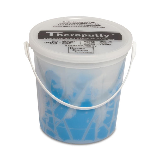 Fabrication Enterprises CanDo TheraPutty Hand Therapy Putty, Antimicrobial, 5 lb., Blue, Firm Resistance - 102654 - 1 Each