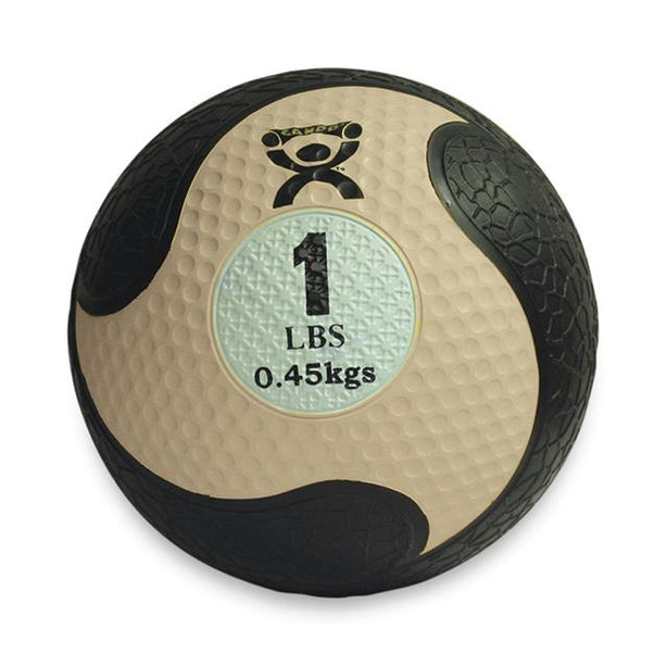 Fabrication Enterprises CanDo Firm 453176 Rubber 1 lb. Medicine Ball, Tan, 8" - MDL-MDSP103140 - 1 Each