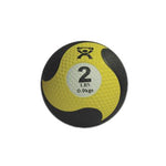 Fabrication Enterprises CanDo 453541 Yellow 2-lb. 8" dia. Firm Rubber Medicine Ball - MDL-MDSP103141 - 1 Each