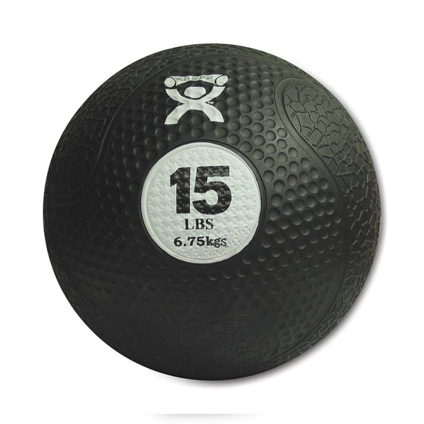 Fabrication Enterprises 455002 Cando, Firm Medicine Ball, 10" Diameter, Black, 15 Lbs. - MDL-MDSP103145 - 1 Each