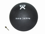 CanDo Soft Pliable Medicine Ball, Black, 15 lb. - 465959 - 1 Each