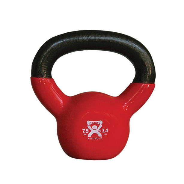 Fabrication Enterprises CanDo Kettleballs Kettlebell, Red, 7.5 lb. - 472169 - 1 Each