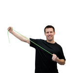 Fabrication Enterprises Val-u-Tubing Resistive Exercise Tubing, 25' Roll, Level 3, Lime - 1071532 - 1 Each