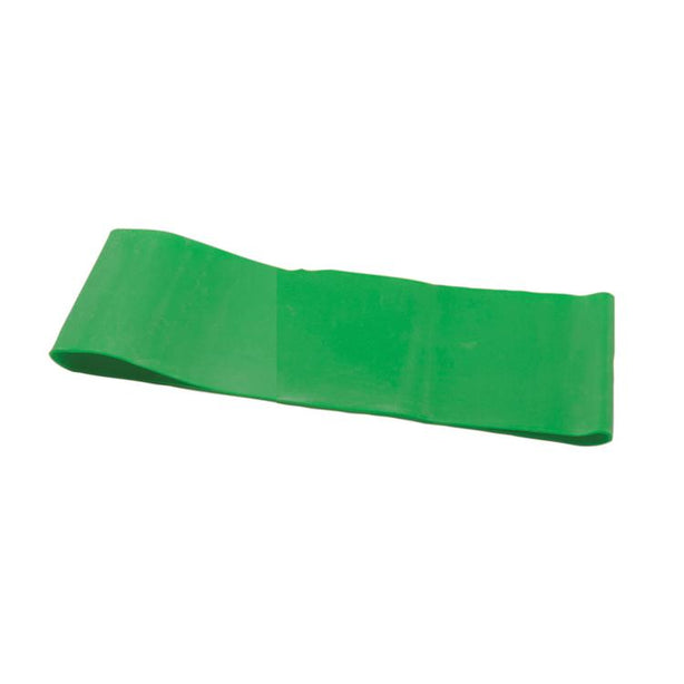 Fabrication Enterprises Stretch Latex CanDo Exercise Loop, 10"L, Green, Medium Resistance - 1224934 - 1 Each