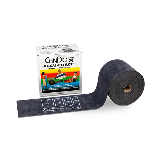 Fabrication Enterprises Stretch Latex CanDo Exercise Loop, 30"L, Black, Extra-Heavy Resistance - 1470376 - 1 Each