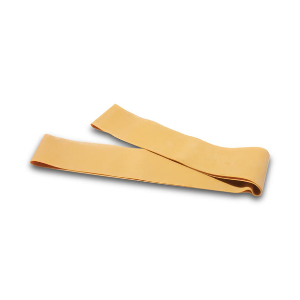 Fabrication Enterprises Stretch Latex CanDo Exercise Loop, 30"L, Gold, Extra-Extra-Extra-Heavy Resistance - 1241005 - 1 Each
