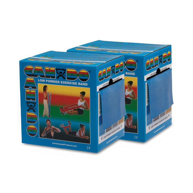 CanDo Latex Exercise Band, 100 yd. Roll, Level 4 Heavy, Blue, Medline - 1312957 - 1 Each