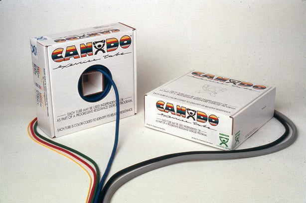 Fabrication Enterprises CanDo Tubes Exercise Tubing, Level 7, 25', Silver - MDSP105516