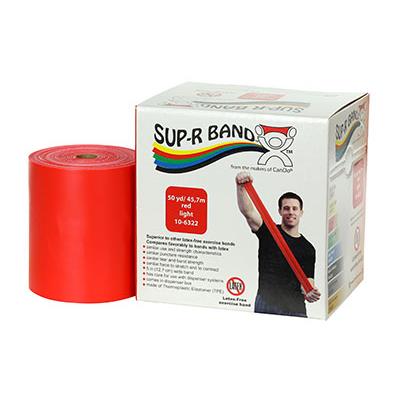 Fabrication Enterprises Exercise Sup-R Band, Red, 50 yd. - MDSP106322
