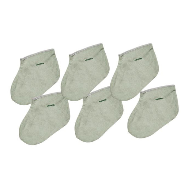 Waxwell WaxWel Accessories 11-1712 Set of Six Terrycloth Bath Booties for Paraffin Treatments - MDL-MDSP111712 - 6 Each