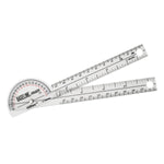Fabrication Enterprises Baseline 180° Plastic Goniometer, Hi-Res Arms, 6" - MDSP121005HR