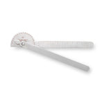 Fabrication Enterprises Baseline Metal 180° Goniometer, Stainless Steel, Arms, 6" - MDSP121042