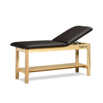 Fabrication Enterprises Inc CanDo Treatment Table with Adjustable Back and Shelf 15-4232 - 1.0 Each